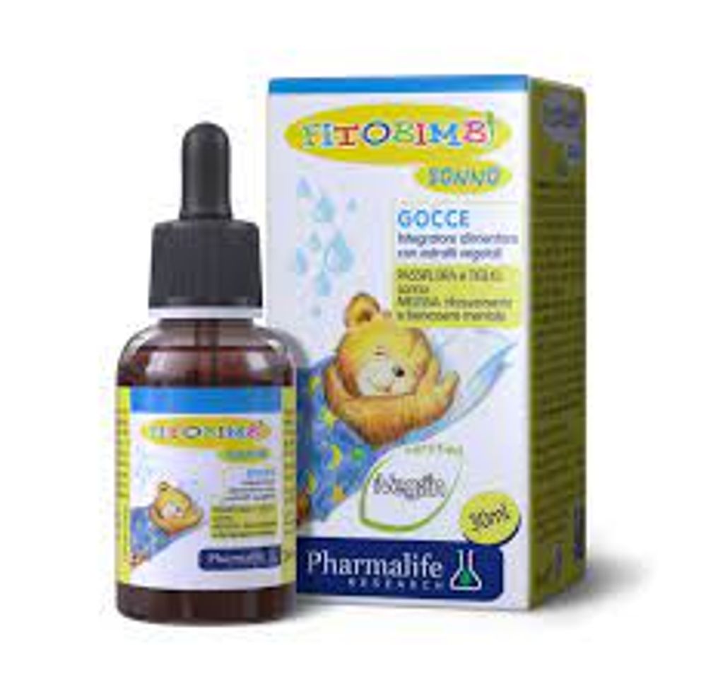 Pharmalife Fitobimbi Sonno giúp bé ngủ ngon, Lọ nhỏ giọt 30ml 1